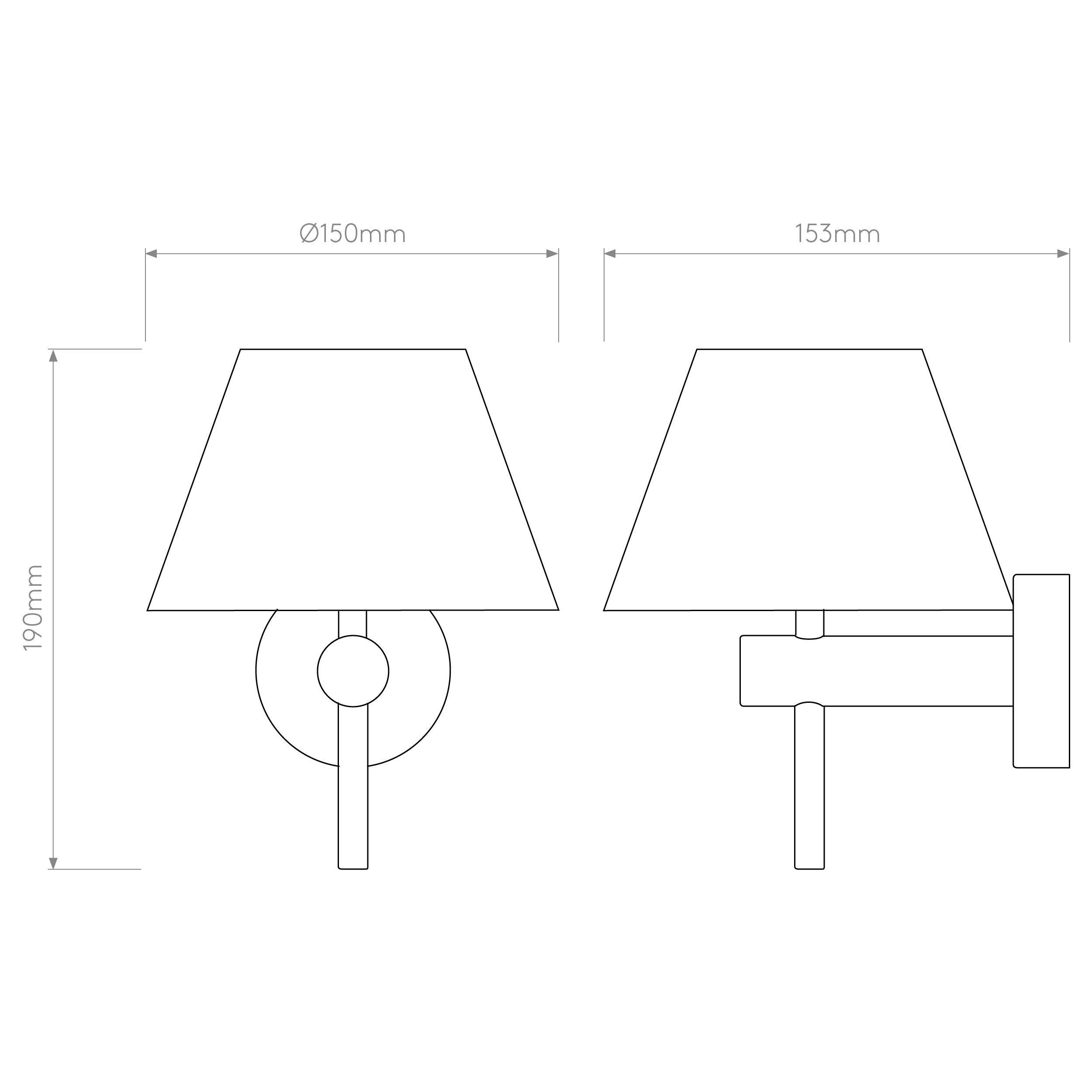 Astro Roma Matt Gold Bathroom Wall Light (1050009) UKES