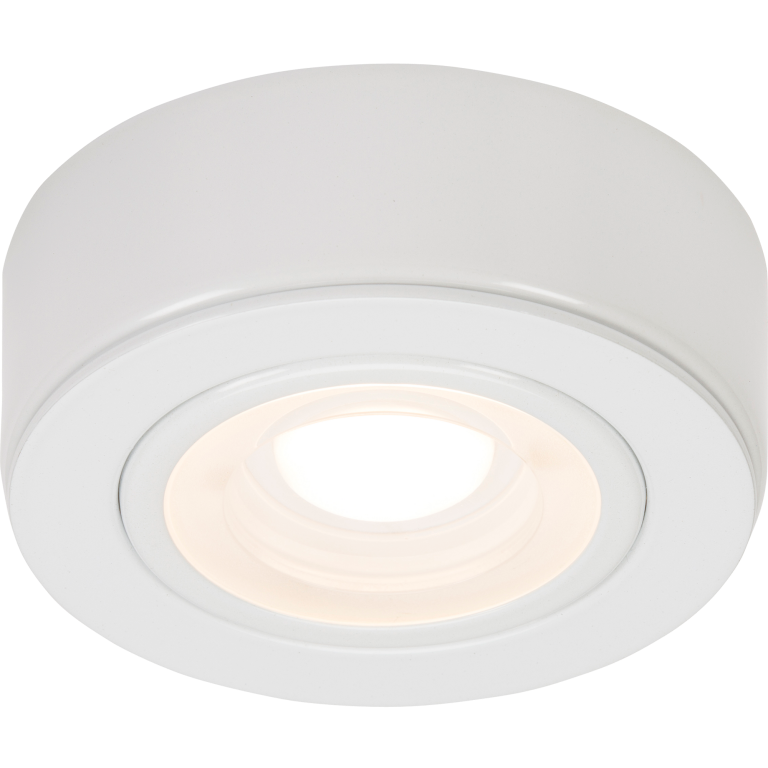 Knightsbridge Round 3000K White LED Under Light UKES