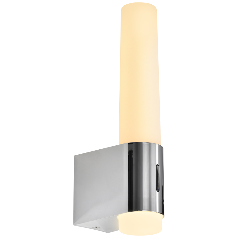 Nordlux Helva Night Chrome Bathroom LED Wall Light | UKES