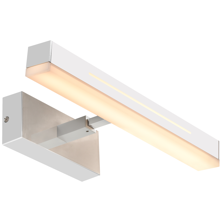 Nordlux Otis 40 Chrome Bathroom LED Wall Light | UKES