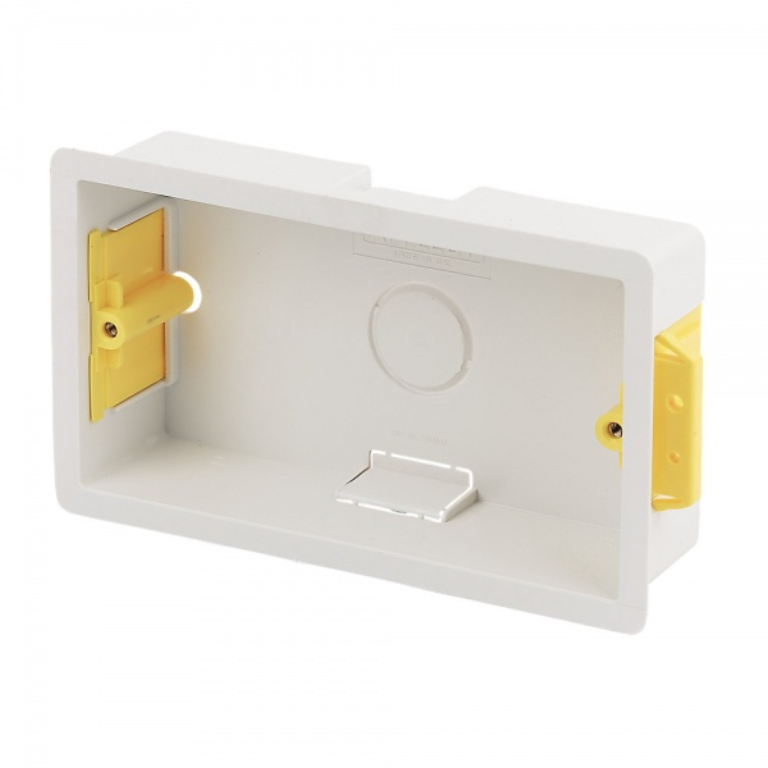 Retrotouch Double Dry Lining Back Box 35mm Depth UKES