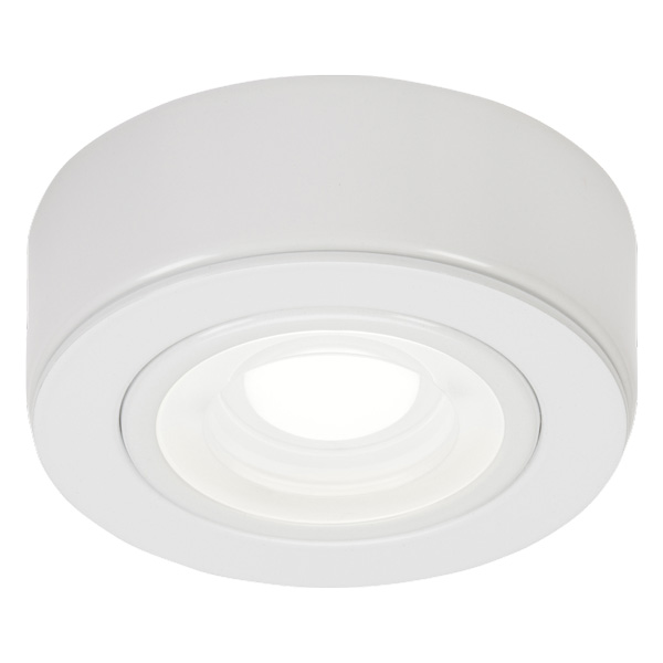 Knightsbridge Round White 2W Adjustable CCT LED Under Light UKES