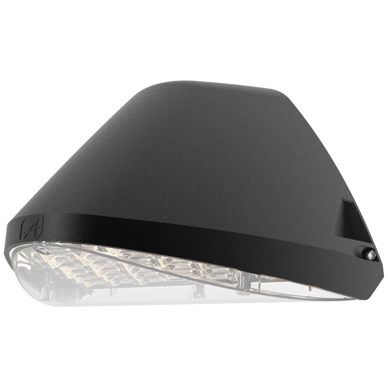 Ansell Lighting Wolf Multi-Wattage CCT Selectable Black LED 