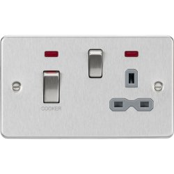 Knightsbridge CU9RCD Schaltersteckdose | 13 A, 2G, DP, RCD 30 MA Typ A | Weiß | Automatische Rückstellung