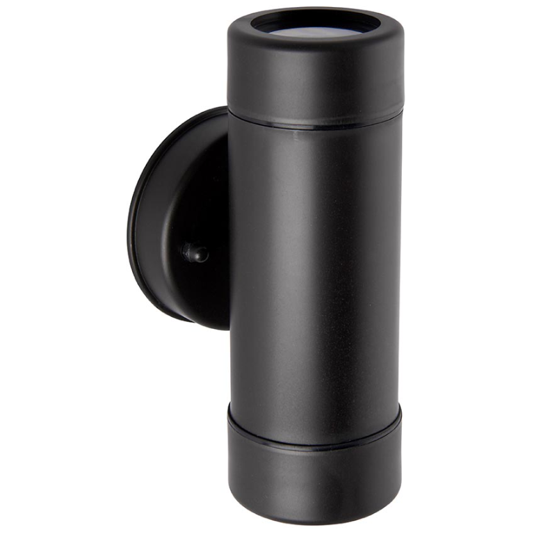 Saxby Lighting Icarus Up/Down Black IP44 GU10 Wall Light | UKES