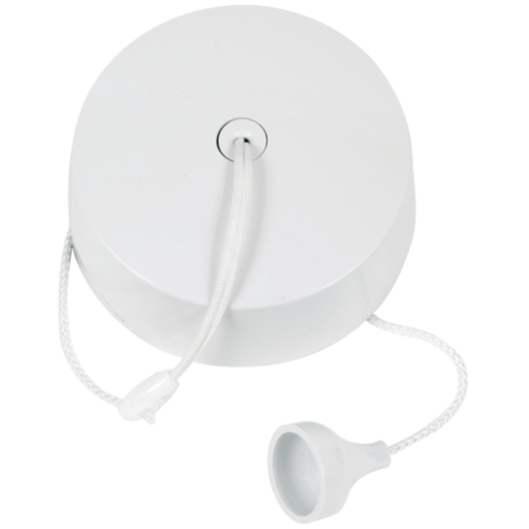 Hager Sollysta White Moulded Ceiling Switch, 2 Way UKES