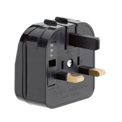 Power Connections ECP WH R 5A European Converter Plug   White 5A | Rapid Electronics