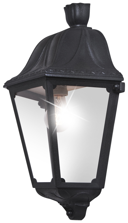 Fumagalli M28.000.AX.E27 Daria Black Half Lantern | UKES