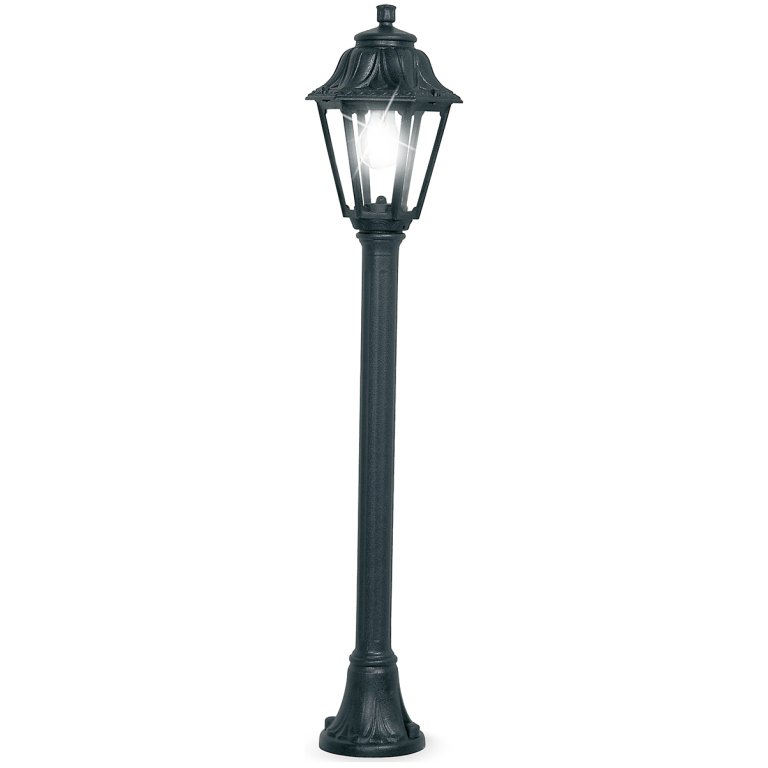 Fumagalli E22.151.AX.E27 Anna Mizar 1100mm Post - Black | UKES