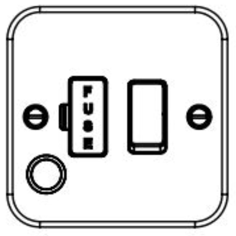 Presa Telefono Metallo Knightsbridge M7av300 – 230V Argento IP20 Con Scarico Posteriore