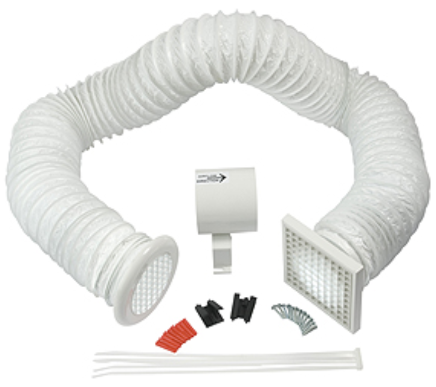 Manrose Energy Saving 100mm Inline Shower Extractor Fan Kit with Timer