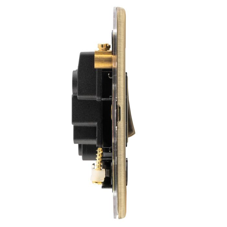 VARILIGHT - Ottone georgiano - Classico - 13A Unswitchato Fusibile Spur