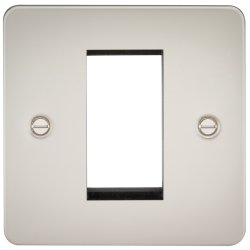 Knightsbridge 20A 1G DP 4G Gehäuse In Poliertem Chrom – Für Schalter Und Steckdosen, Modular Aufgebaut