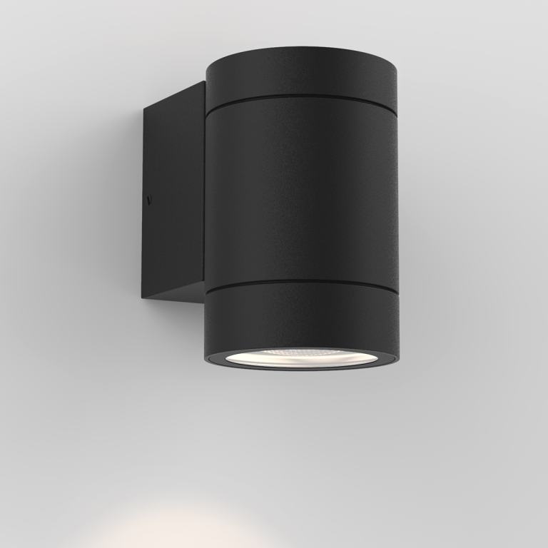 Astro Dartmouth Single Textured Black Outdoor Wall Light UKES