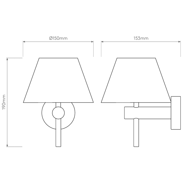 Astro Roma Matt Gold Bathroom Wall Light UKES