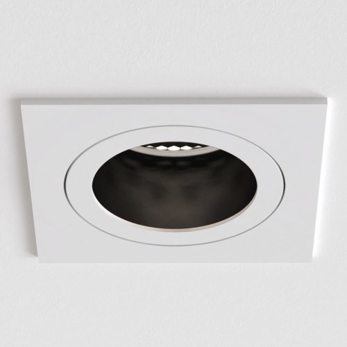 Astro Minima Square IP65 Fire Rated LED Recessed Downlight in White | Dusk Lights - Dusk Lighting