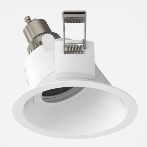 Spot LED encastré salle de bain Lindi IP65, blanc chaud/neutre, noir