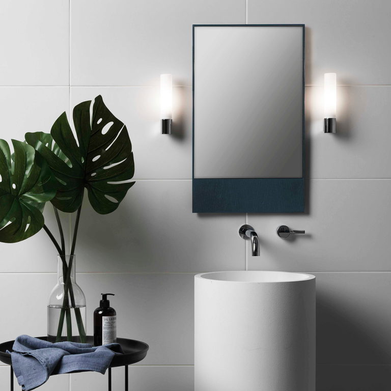 Astro Bari Matt Gold Bathroom Wall Light UKES