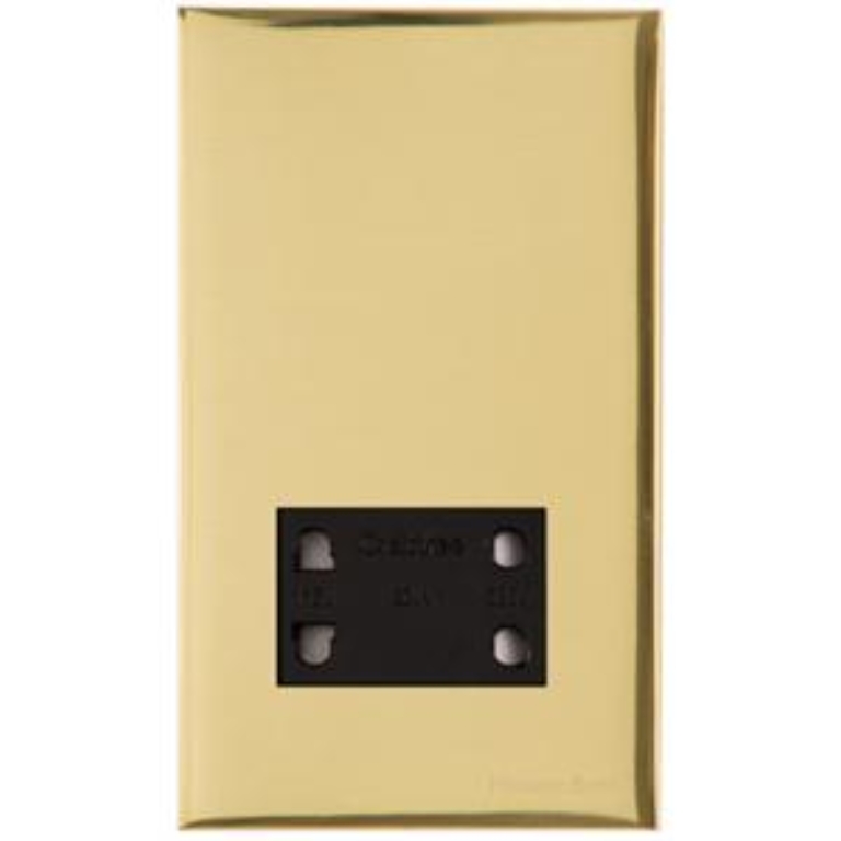 Heritage Brass Winchester Polished Brass 110/240V Dual Voltage Shaver