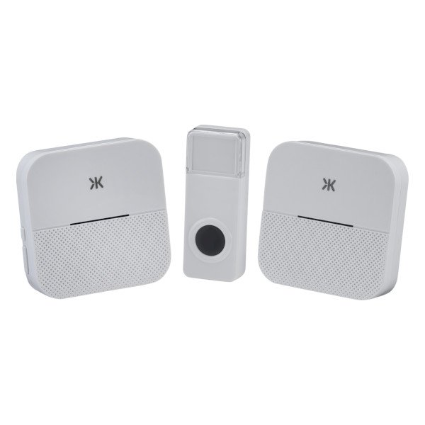 Knightsbridge Wireless Dual Receiver Door Chime System (DC015) UKES