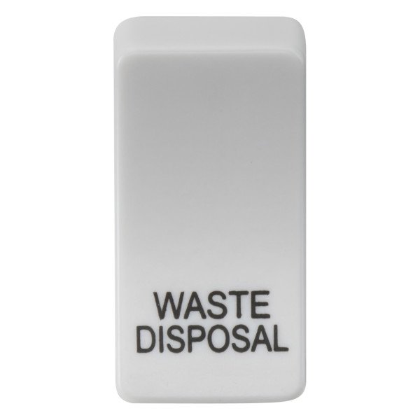 Knightsbridge Module Switch Cover ‘WASTE DISPOSAL’ (GDWASTEU) UKES