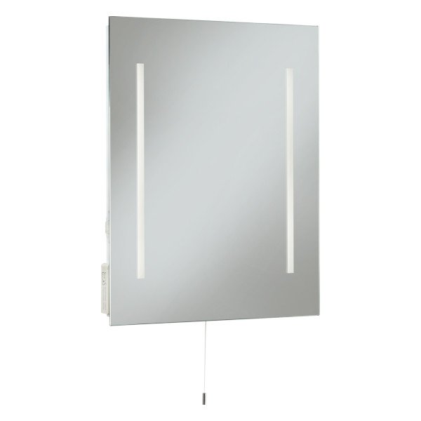 Knightsbridge LED Mirror Light, Dual Shaver Socket (MLRCTM2) UKES