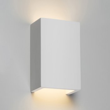 Knightsbridge 40W Cuboid Up/Down Plaster G9 Wall Light (PWL2) | UKES
