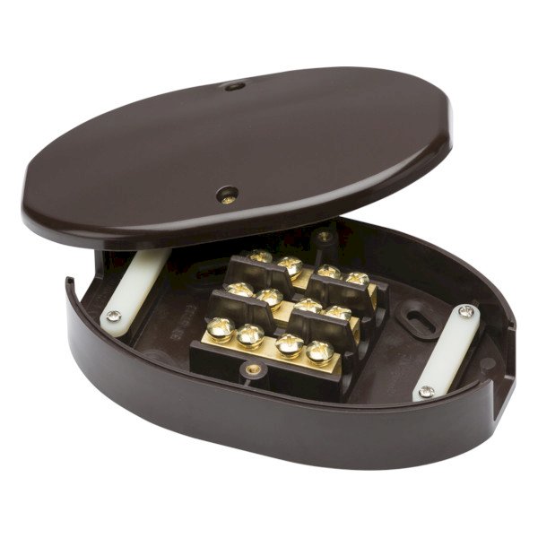 Knightsbridge 60A Brown Junction Box 3 Terminals (SN8470B) UKES