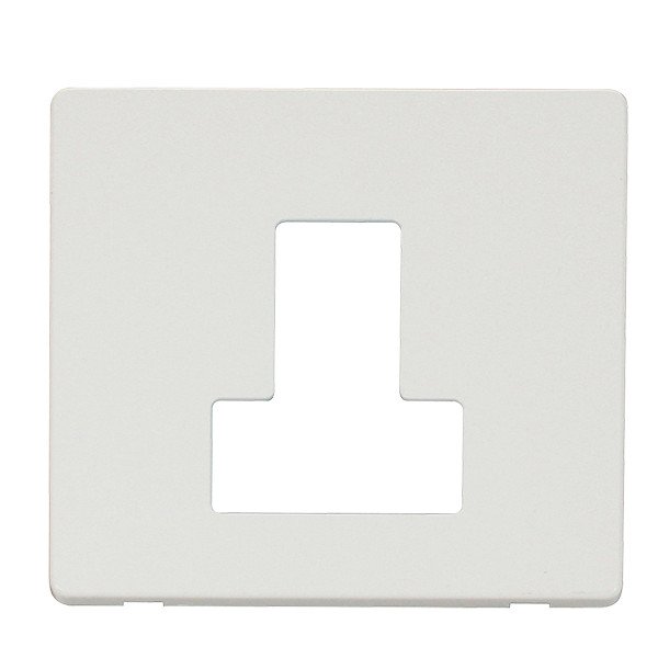 Click Definity Metal White 13A Switched Fused Connection Unit with ...
