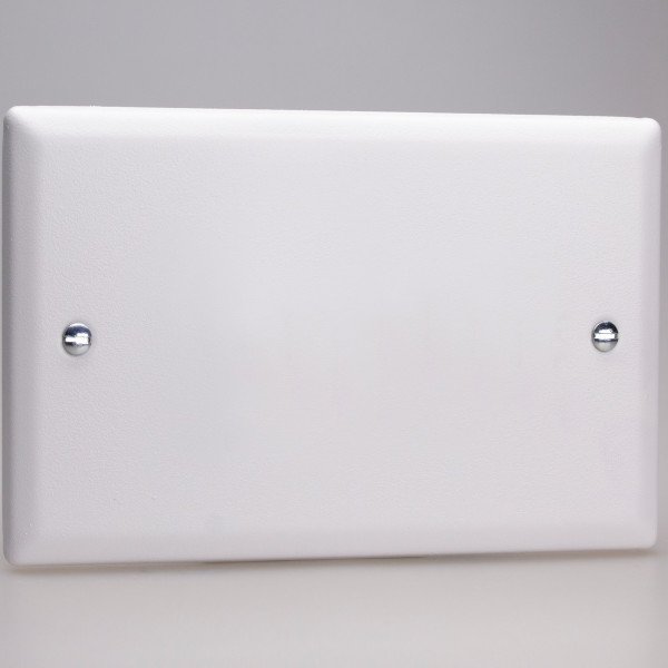 Varilight Urban Chalk White 2 Gang Blank Plate (XYDB.CW) UKES