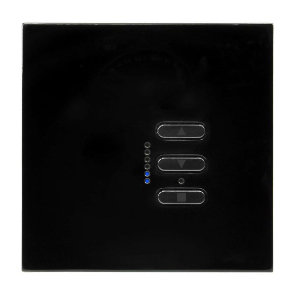 Wise Controls Fusion Black 1 Gang 1-10V Smart Dimmer Master | UKES