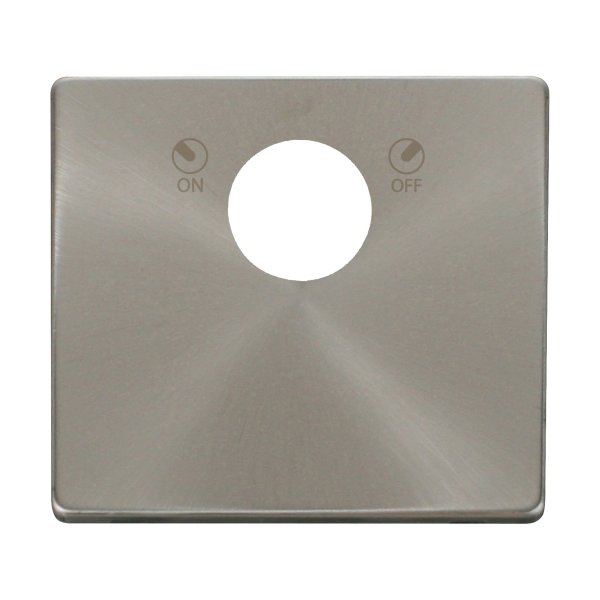 Click Definity Brushed Stainless 1 Gang 20A Double Pole Key Lockable