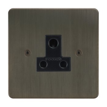 Focus SB Ambassador 1 Gang 5A Unswitched Socket In Jordan Bronze with ...