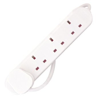 Selectric 2M 4 Gang 13A Round Edged Extension Lead – Unswitched | UKES