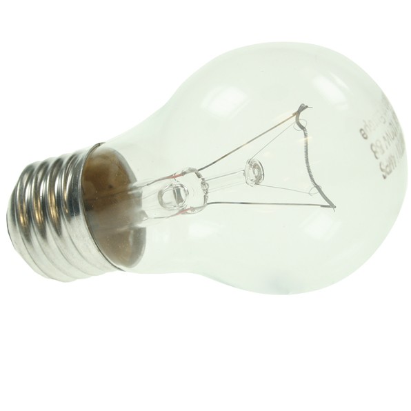 Edison Screw 240v 60 Watt Clear General Purpose Lamp, Mains Voltage