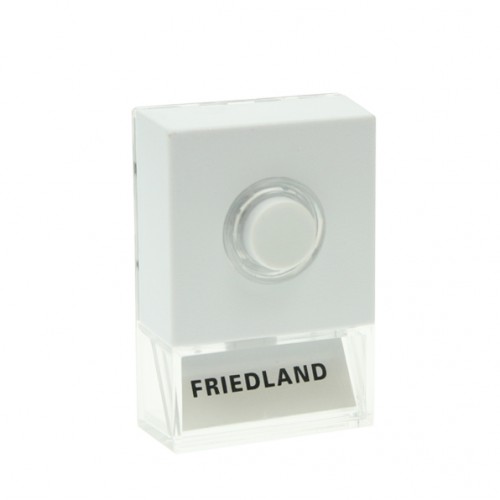 Friedland Illuminated Door Bell Push, Doorbells, UK Electrical Supplies