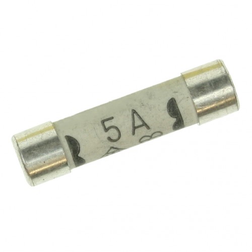 10 Ceramic 5 Amp Plug Fuses, Electronic Fuses Supplier, UK Electrical