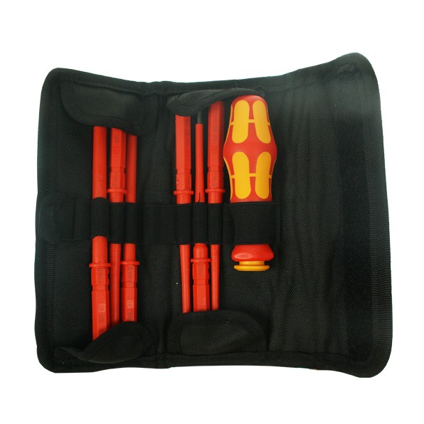 Wera 7 Piece Interchangeable Screwdriver Set, Screwdrivers and Tools, UK Electrical Supplies