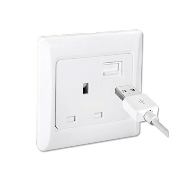 Hamilton single wall socket with usb port at uk electrical supplies 