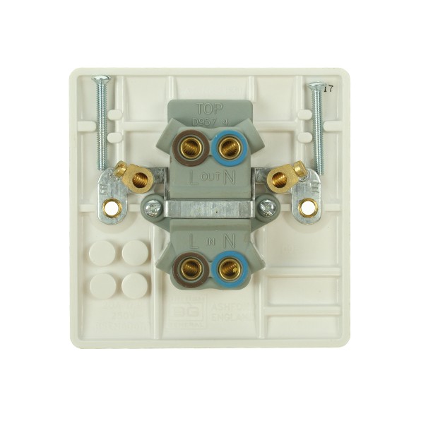 BG Nexus 20 Amp Double Pole Single Switch with Neon, buy white PVC switches at UK Electrical