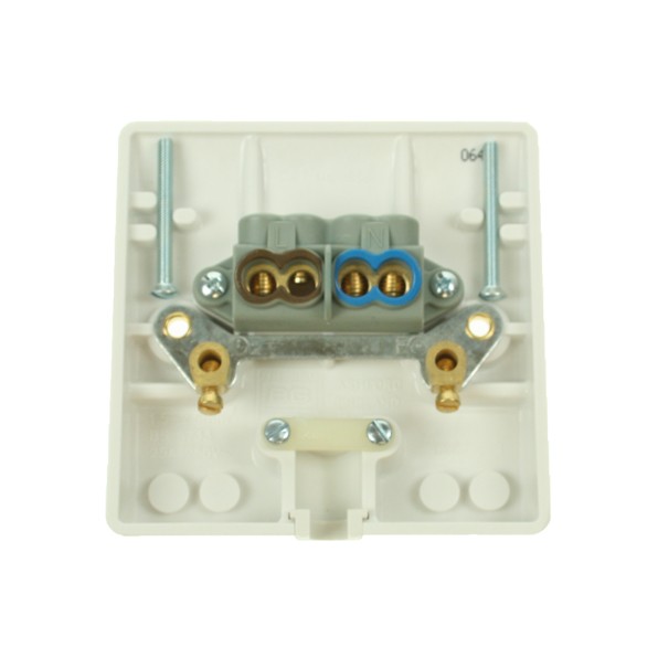 BG Nexus 25 Amp Flex Outlet Plate with Bottom Entry, Switches and