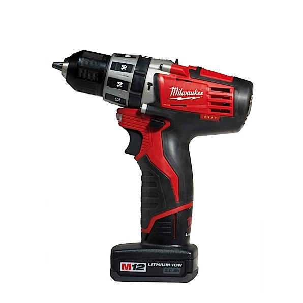Milwaukee 12v Percussion Drill with Battery at UK Electrical Supplies.