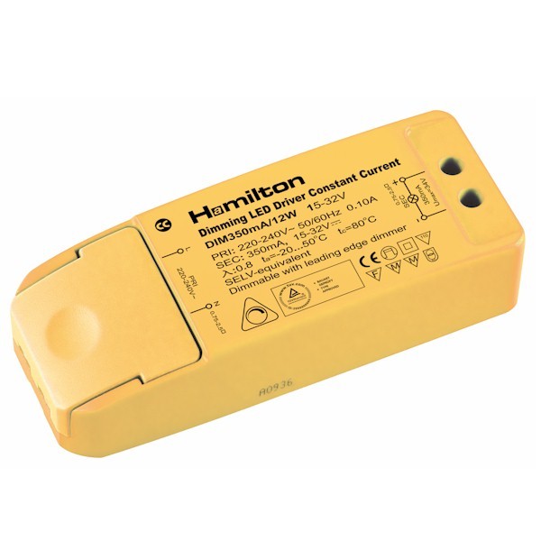 Hamilton Transformers 350mA 12W Dimming LED Driver Constant Current