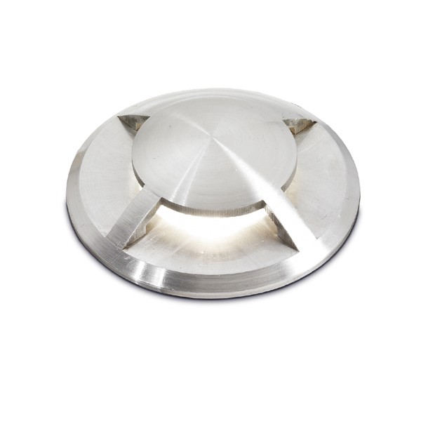 Aurora Lighting 240V Stainless Steel IP65 Fixed Round LED Marker Light UKES