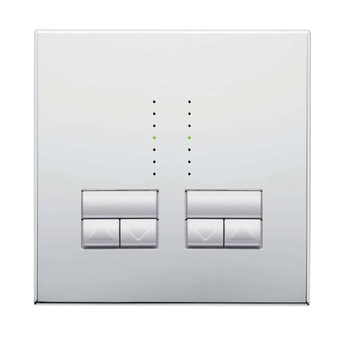 Lutron Digital Dual Dimmer 2x150W/VA Bright Chrome at UK Electrical