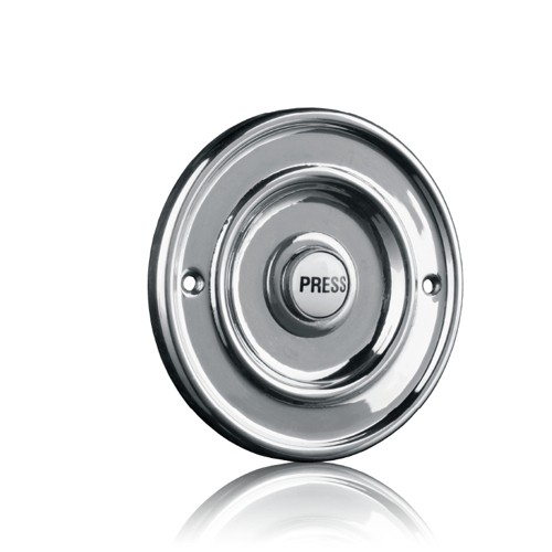 Door Chime Ring Doorbell Chrome Byron 2207/P1BC Traditional Bell