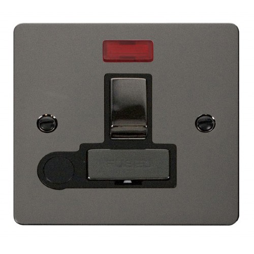 Click Define Black Nickel Flat Plate Ingot 13A Switched Connection Unit