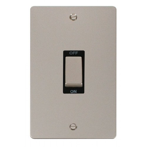 Click Define Pearl Nickel Flat Plate Ingot 2 Gang 45A Double Pole