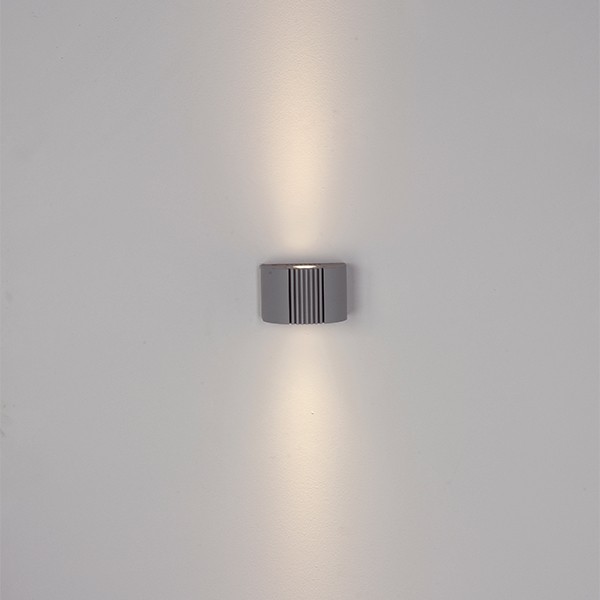 Ansell Anzio LED Silver Grey Wall Light at UK Electrical Supplies.