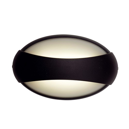 Ansell Vela LED Black Wall Light at UK Electrical Supplies.